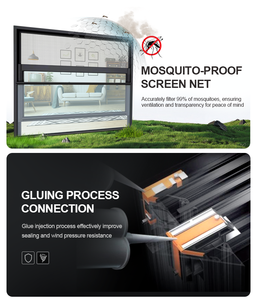 Ventana Elevadora Eléctrica Inteligente ZEKIN con Control Remoto, Ventana Automática de Aluminio con Doble Vidrio Templado, Mosquitera - Product Image 6