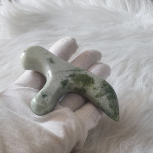 Herramienta de Relajación Facial Xiu Stone <span class=keywords><strong>Guasha</strong></span> - <span class=keywords><strong>Guasha</strong></span> de Jade para Masaje Facial - Product Image 2