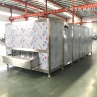 Op maat gemaakte stoomverwarmde fruitdroogmachine, commerciële kersen- en bessendroogapparatuur voor fruitverwerkingsbedrijven