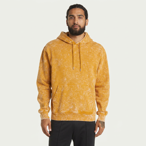 Sudadera con Capucha para Hombre, Estilo Casual Vintage, Lavado Ácido, Estampada, Nueva Colección, Tallas Grandes, Ropa de Invierno, 100% Algodón - Product Image 1
