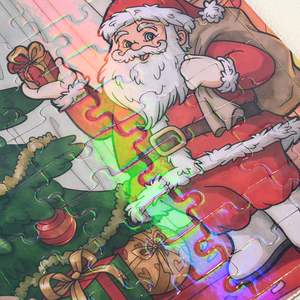 Puzzle holographique personnalisé aux couleurs vives pour les personnes âgées, les enfants et les adultes, jeu stimulant la mémoire pour les personnes atteintes de démence - Product Image 2