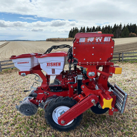 Nouveau modèle de semoir à semis direct à trois rangs avec boîte de vitesses, pour 20-80 CV, pour la culture agricole, la fertilisation et les semoirs/repiqueuses