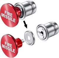Bouton de Missile de feu, d'éjection et d'azote, allume-cigare de voiture, prise 12V, accessoires de remplacement automatique, convient à la plupart des véhicules
