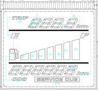 Écran LCD TN large à contraste élevé pour motos, affichage 7 segments anti-reflet, rétroéclairage LED, taille personnalisable, économique – Offre spéciale