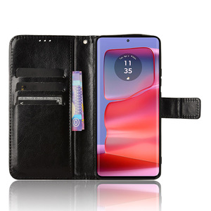 Custodia a Portafoglio per Moto Edge 50 Pro, Cover Vintage in Pelle PU con Porta Carte, Supporto Magnetico e Chiusura a Flip per Motorola Moto Edge 50 Pro - Product Image 4