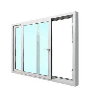 Rumah modern sliding window dalam warna kayu dengan grill desain dengan kelambu