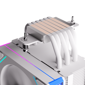 พัดลมระบายความร้อนซีพียู 220W <span class=keywords><strong>TDP</strong></span> 6 ฮีทไปป์ ARGB พร้อมจอแสดงอุณหภูมิ LCD สำหรับคอมพิวเตอร์ตั้งโต๊ะ - Product Image 5