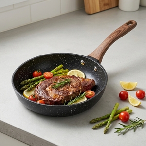 <span class=keywords><strong>Ensemble</strong></span> de 24 casseroles et poêles antiadhésives, compatibles <span class=keywords><strong>induction</strong></span>, <span class=keywords><strong>ensemble</strong></span> de cuisine avec poêles et casseroles, noir classique - Product Image 4