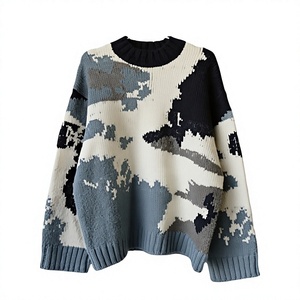 Pull-over en maille ouverte respirant imprimé Suprex Enterprises 2026 pour homme, manches longues, col rond, hiver, décontracté, bureau - Product Image 1