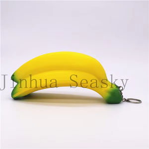 Siêu mềm Jumbo chuối Móc Chìa Khóa squishaes chậm tăng giải nén giáo dục đồ chơi có mùi thơm túi treo - Product Image 6