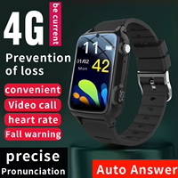 Bracelet intelligent magnétique carré 4G pour personnes âgées, soins d'urgence pour les patients atteints de la maladie d'Alzheimer, démence, alarme de chute, GPS, SOS, montre intelligente, autisme