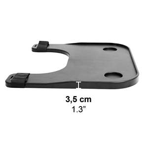 Bandeja para Silla de Ruedas con Portavasos Negro PEPE P10037 - Product Image 5