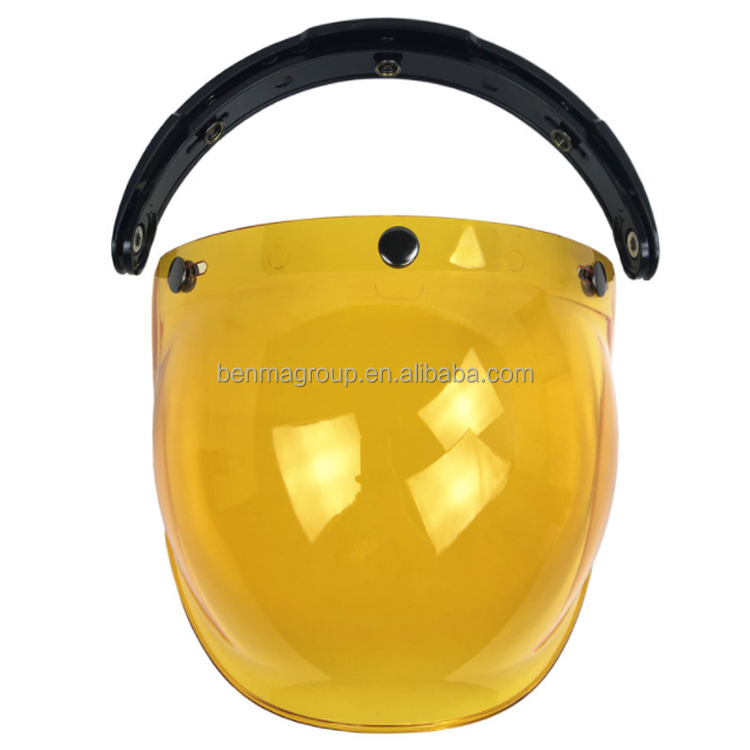 bubble face shield for motorcycle helmet Torc T1 Replacement Orange Moulded polycarbonate visors available in several finishes Biltwell Bubble Shield Anti-Fog Face