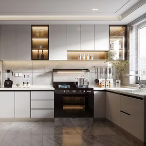 Maßgefertigte Moderne Designs Edelstahl Modulare Küchenschränke Komplette Sets - Product Image 5