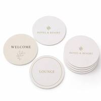 Sous-verres en papier personnalisés imprimés, absorbants, jetables, pour bar, restaurant, bière, café, hôtel, avec logo, vente en gros
