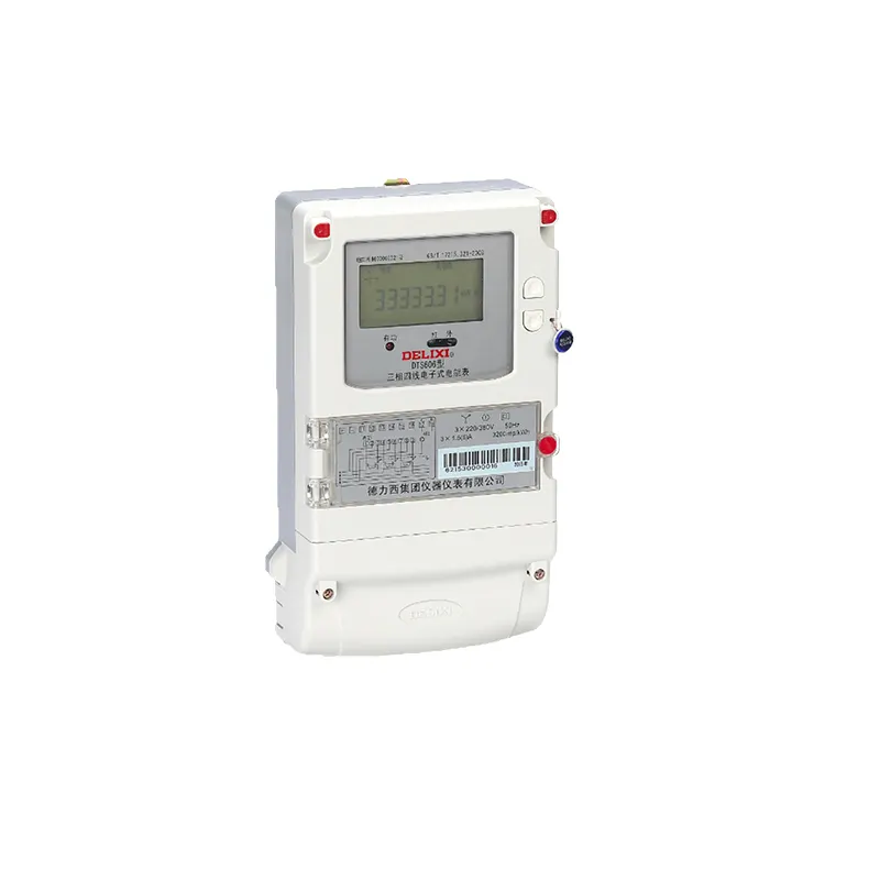 DTS606 DSS606 Counter And LCD display Three-phase Electronic Watt-hour Energy Meters