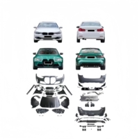 Upgrade Body Kit Bumper Depan & Belakang Berkualitas Tinggi untuk BMW Seri 4 G22G23G26 ke M4G80G82, Pas Presisi Pengganti Langsung