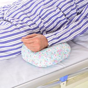 Oreiller rond pour le soutien des aisselles, pour dormir sur le côté, soins aux personnes âgées, motif floral, tissu en coton, fermeté moyenne, usage hospitalier - Product Image 1