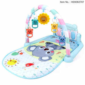 Tapis d'éveil musical pour bébé 0-24 <span class=keywords><strong>mois</strong></span> avec piano à pédales et hochet en polyester - Product Image 3