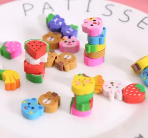 Corea cancelleria creativa per bambini piccoli premi regalo all'ingrosso 30 per confezione Mini cartone animato piccola gomma gomma carina
