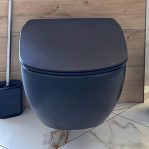 Thêm Rimless Whirl Đỏ bừng trở lại tường nhà vệ sinh Suite giấu Tank vaso CHẬU VỆ SINH đô thị sedile ghế abattant WC - Product Image 6