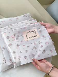 Sac d'emballage plat givré personnalisé à fermeture autocollante en plastique pour vêtements, sous-vêtements pour femmes, sac de shopping épaissi - Product Image 3