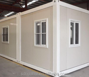 Casas Contenedor Modulares Plegables Transpirables y Reforzadas, Edificios <span class=keywords><strong>de</strong></span> <span class=keywords><strong>Apartamentos</strong></span> Prefabricados <span class=keywords><strong>de</strong></span> Acero <span class=keywords><strong>de</strong></span> 3 Habitaciones, Casa Pequeña Móvil <span class=keywords><strong>de</strong></span> Estructura Plana - Product Image 4