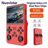Console de jeu portable Arkos 2.0 Dual Chip R36S Plus WIFI, écran 4 pouces, lecteur vidéo portable Linux