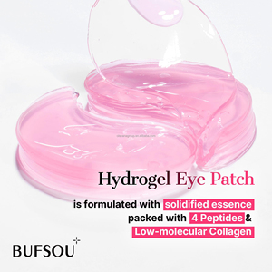 Parches de Hidrogel Veganos Nutritivos para Ojos con Logotipo Personalizado, Sin Pelusas, Anti-Ojeras, Anti-Hinchazón, con Cafeína - Product Image 2