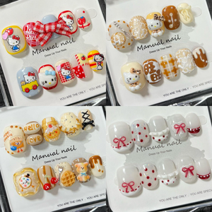 100 estilos, <span class=keywords><strong>piedras</strong></span> ostentosas de lujo personalizadas, prensa en las <span class=keywords><strong>uñas</strong></span>, corazón redondo corto, perla, Punta francesa, <span class=keywords><strong>uñas</strong></span>, manicura, palo acrílico en las <span class=keywords><strong>uñas</strong></span> - Product Image 2