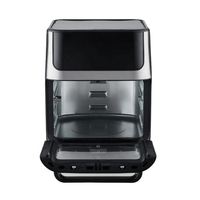 Friteuse à air de grande capacité, four grille-pain avec écran tactile, friteuse à air intelligente avec écran LCD
