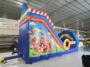 Nhà Máy Joker lớn Inflatable khô trượt ngoài trời Đảng Bouncer <span class=keywords><strong>bouncy</strong></span> lâu đài nhảy nhà - Product Image 5