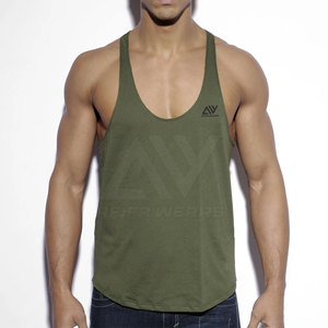 Débardeur de sport décontracté pour homme, haute qualité, faible MOQ, coupe ajustée, sans manches, respirant, séchage rapide, polyester/coton, vêtement de fitness - Product Image 1