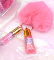 Ensemble de gloss à lèvres en forme de cœur, maquillage de la Saint-Valentin, rouge à lèvres vide de haute qualité, porte-clés rose amour avec prix d'usine