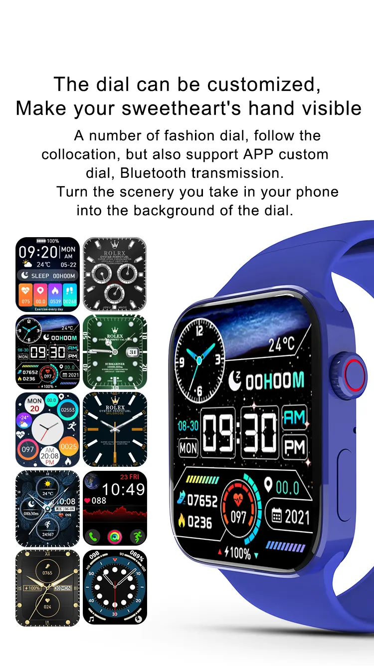 Smart Watch N76 2021New series7 BT Call Full Touch Heart Rate Blood Pressure Wrist Smartwatch Sport watch