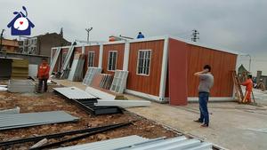 บ้านตู้คอนเทนเนอร์แบบถอดได้หลายชั้นแบบแยกส่วนประกอบง่าย20FT บ้านตู้คอนเทนเนอร์สำเร็จรูป - Product Image 3