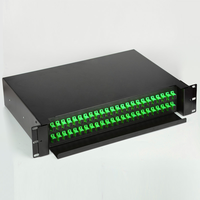 Penjualan Terlaris Kotak Terminasi Optik ODF 19 Inch 12  24  48 Core  FTTH ODF 24 Port 48  72 96 Core Panel Patch Fibra Optica ODF