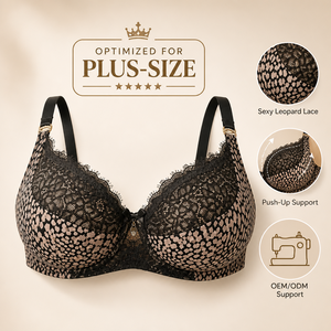 Soutien-gorge léger pour femme avec superposition en dentelle et base en satin lisse - Product Image 1