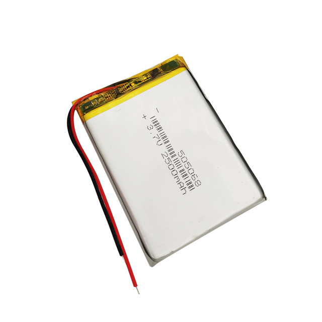 BELICELL Rechargeable 3.7V LP505068 2500mAh Li-Polymer Battery Pack 5.0x50x68mm for Home Appliances GPS tracker