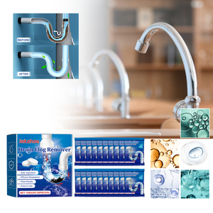 JAKEHOE Confezione da 20 Compresse Effervescenti per Disotturazione Tubi, Dissolvono Ogni Tipo di Ostruzione in WC, Scarichi a Pavimento e <span class=keywords><strong>Cucina</strong></span>, Compresse Deodoranti - Product Image 4
