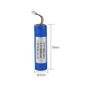 แบตเตอรี่ลิเธียมไอออนแบบชาร์จได้ 18650 ขนาด 3.7V 2200mAh 2.2Ah 8.14Wh พร้อมวงจรและขั้วต่อ - Product Image 5