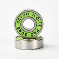 Roulements de skateboard ABEC-11 608RS en stock usine, silencieux et haute vitesse pour trottinettes et patins à roulettes, roulements à billes à gorge profonde 8x22x7mm