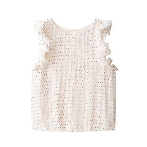 ZATRHMBM Nouveautés Été 2026 – Débardeurs Superposés Tissés à Pois Élégants, Boutonnés, Rétro, Sans Manches, Coupe Ample, Décontractés pour Femme - Product Image 1