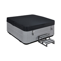 Jacuzzi Moderno VIRLUX con Sistema Plug and Play, 54 Jets, Calentador de 3.0kW, 50 Pies Cuadrados Filtro para una Fácil Instalación en el Hogar en una Villa