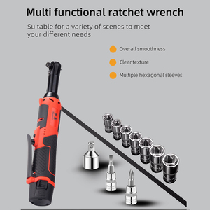 12V Cordless Brushed Ratchet Wrench | 3/8" Mini Electric <strong>Torque</strong> <strong>Tool</strong> | 40N.m Battery-Powered <strong>Power</strong> Wrench for Professionals - Product Image 3