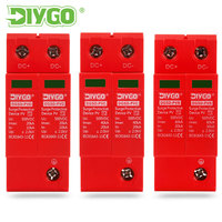 Parafoudre domestique basse tension SPD DC 1000V 800V 600V 500V 10kA~20kA 20kA~40kA 30~60kA pour systèmes photovoltaïques