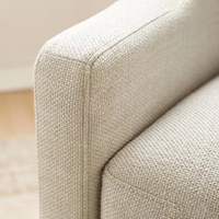 Canapé moderne et meuble en tissu, fauteuil de luxe de haute qualité pivotant pour salon