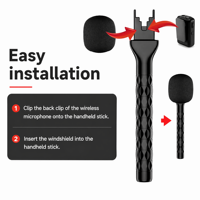 Nouveau Microphone Main Portable Sans Fil pour Interview et Streaming en Direct