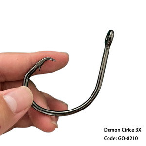 NOUVEAU 6/0-14/0 #   Hameçon circulaire en acier à haute teneur en carbone 110 8210 non décalé pour la pêche en mer en eau salée - Product Image 5