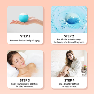 Vente chaude Personnalisé Fait Main Rose Séchée Fleur Bain Fizzies Vegan SPA Corps Bain pour Bomb <span class=keywords><strong>Balls</strong></span> pour les Amoureux - Product Image 6